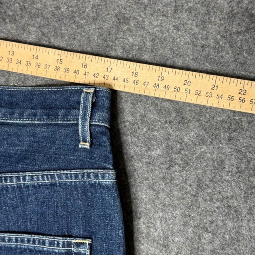 Vintage Guess Jeans Mens 36 Denim Shorts Indigo Logo Tape Baggy Made in USA SS - Picture 6 of 10